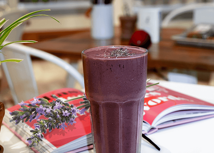 CBD-infused Lavender Smoothie to Reduce anxiety!